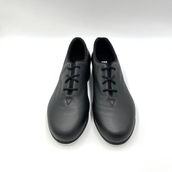 Bloch Adult S0321L Sync Black Leather Lace Up Jazz Tap Dance Shoes Size 6 New‎ - Picture 2 of 12